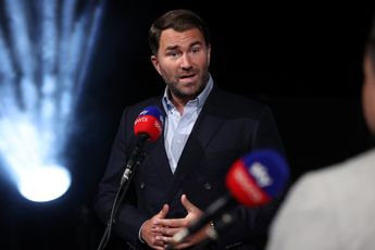 VIDEO: PDC Chairman, Eddie Hearn sees confidence turn into defeat as he loses to MMA journalist Ariel Helwani at darts