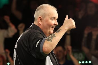 Taylor impresses in victory over McGeeney as Gates survives Dudbridge onslaught in tie of the round at the World Seniors Darts Masters