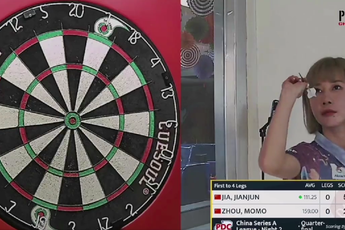 VIDEO: Momo Zhou produces 10 'perfect' darts in China Series A-League