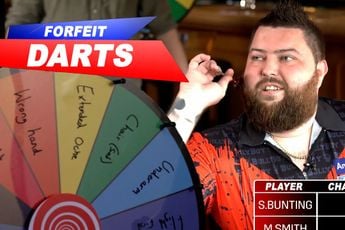 VIDEO: Bunting and Smith compete in Forfeit Darts
