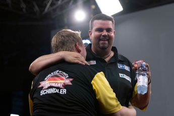Schindler grateful for support during World Cup of Darts: "What makes experiences unforgettable? The people with whom you spend them"