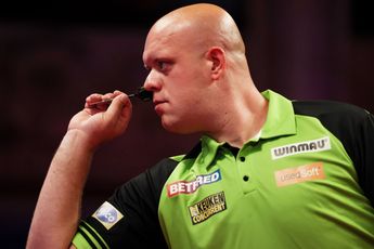 Van Gerwen showing signs of old form despite lower annual average compared to previous three seasons