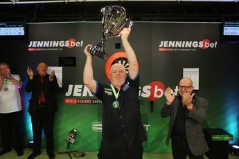 Seeds confirmed for 2023 World Seniors Darts Championship: Defending champion Thornton, Taylor, Adams and Durrant top four