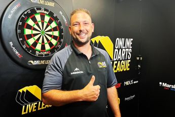 Graham Hall latest weekly winner in Online Darts League