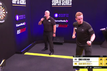 VIDEO: Heneghan produces 115 average and nine-dart finish during MODUS Super Series