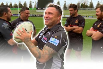 VIDEO: Price and Clayton dust off rugby boots to play with Waikato Chiefs