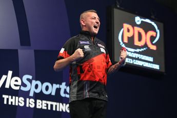 Aspinall achieves unique feat with comeback win over Van der Voort at Gibraltar Darts Trophy