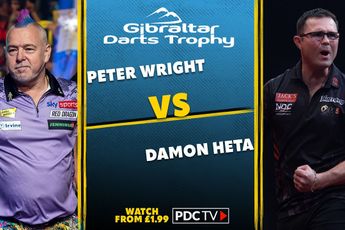VIDEO: Relive thrilling Gibraltar Darts Trophy final between Wright and Heta