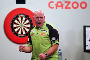 Van Gerwen eases past Humphries, set to face Cross in final of Players Championship Finals