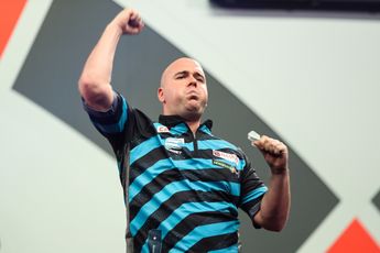Cross hits incredible 112 average with eight 180's to defeat Anderson who loses with 111 average in Masters classic