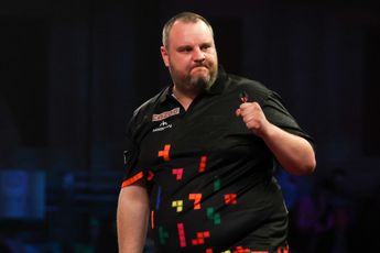Joyce sends van Gerwen packing and will face Clayton in Players Championship 24 semi-finals; Anderson vs Bunting for the other final spot