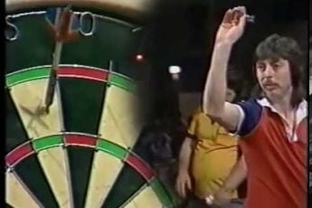THROWBACK VIDEO: Is this the slowest darts player of all time as Terry Down faces Jocky Wilson