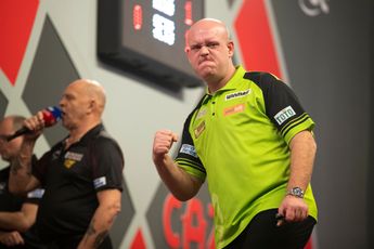 “If you want to ask something get your facts right”: Van Gerwen frustrated at reporter after being asked about Van den Bergh incident at PDC World Darts Championship
