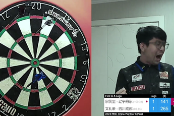 VIDEO: Xiaochen Zong becomes first player to hit a nine-dart finish in PDC China streamed event