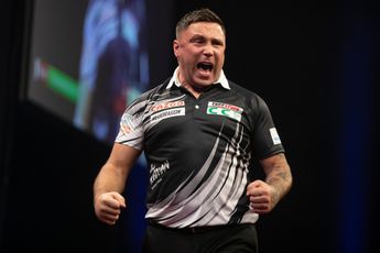 Price set to face Van den Bergh in final of Premier League Darts Night 16 as Van Gerwen withdraws with shoulder injury