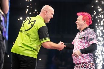 (VIDEO) Van Gerwen teases Wright on potential final run at US Darts Masters: "That's a while ago eh?"