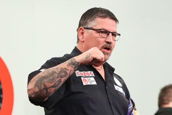 Anderson survives three match darts to book semi-final spot alongside Heta, Scutt and Michael Smith at Players Championship 13