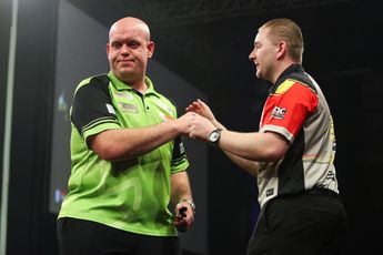 "All of a sudden I got told just before we had to go up": Van Gerwen left it till late to withdraw according to Van den Bergh