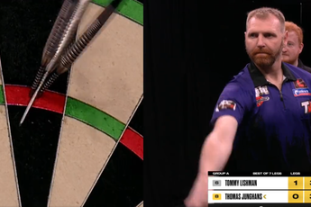 VIDEO: Swiss darter throws a quite remarkable 180 during MODUS Super Series