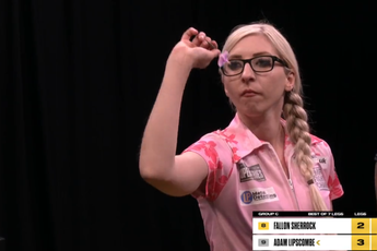 "I never thought I'd be the one doing it": Sherrock 'speechless' on thought of inspiring women in darts after historic nine-darter
