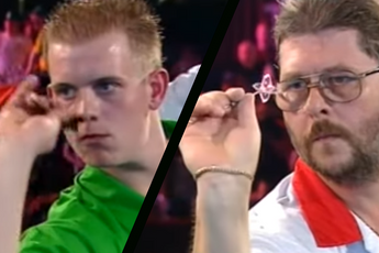 DARTS THROWBACK: Van Gerwen announces himself to the world in debut television tournament against Adams