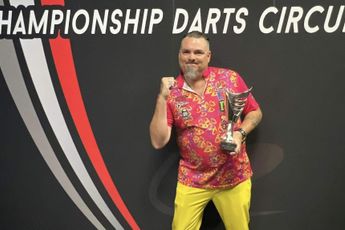 Stowe Buntz completes hat trick on CDC Tour and looks good for spot at World Darts Championship