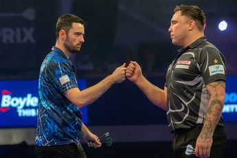 Luke Humphries overcomes a nine-darter miss from Nathan Aspinall to set up a Semi-Final clash with Gerwyn Price as 'The Iceman' edges out Luke Littler