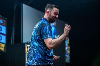 Luke Humphries with eighth consecutive 100+ average, reaches semi-finals with Peter Wright awaiting