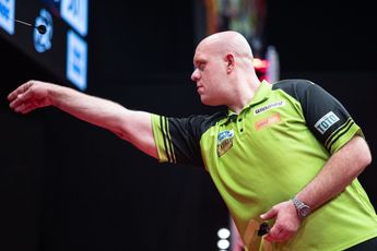 Schedule Saturday night at German Darts Championship including Michael van Gerwen, Michael Smith and Peter Wright