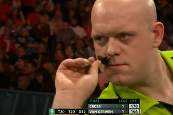 THROWBACK VIDEO: Michael van Gerwen throws nine-darter in final of Players Championship Finals
