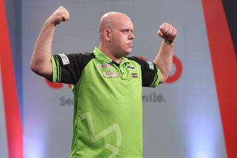Schedule Sunday night at Players Championship Finals: One of Van Gerwen, Clemens, Humphries and Joyce will take final major before World Championships
