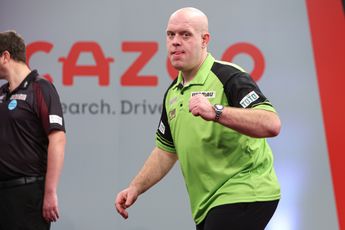Michael van Gerwen into quarter-finals in Minehead with businesslike victory as Luke Woodhouse's run continues at expense of Dave Chisnall