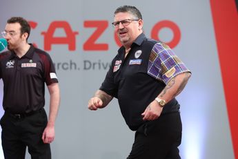 Schedule Saturday night at World Darts Championship including Gary Anderson against Simon Whitlock