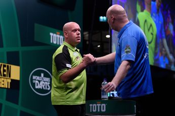 "I'm glad it's over" - No enjoyment for Michael van Gerwen in knocking out best friend at Dutch Darts Masters