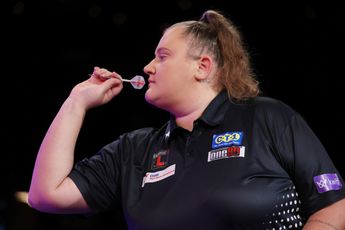 Greaves and Van Leuven record 100+ averages on opening day of PDC Women's Series 2024