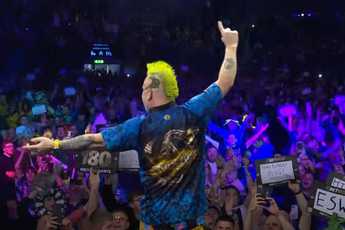 VIDEO: Peter Wright mixes things up and walks on to the Beatles in Liverpool