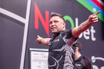 Unstoppable Gerwyn Price fires 112 average in demolition of Ryan Searle at German Darts Grand Prix after Josh Rock stuns Michael Smith