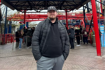 Luke Littler makes the most of darts-free weekend with trip to Blackpool