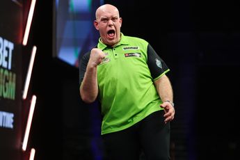 Michael van Gerwen struggles past Peter Wright but into final session at Austrian Darts Open
