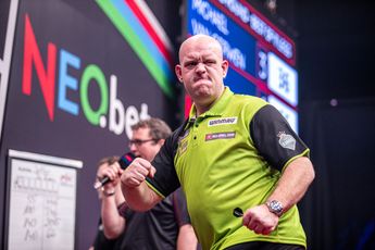 Michael van Gerwen thrashes Joe Cullen in just nine minutes with whitewash, before Jermaine Wattimena ends Dave Chisnall's hopes at German Darts Grand Prix