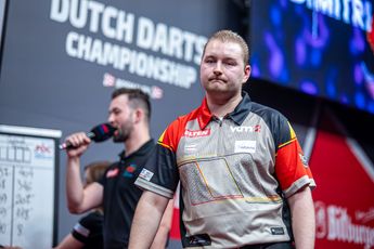 Dimitri van den Bergh denies nine-dart Ross Smith after Cameron Menzies sees off Peter Wright as round 2 at Dutch Darts Championship concludes