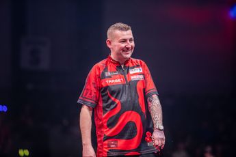 "So it's Michael's fault, not mine": Nathan Aspinall jokingly blames Michael Smith for early World Championship exit to Ricky Evans