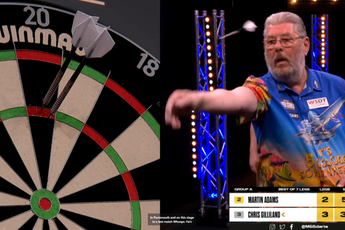 VIDEO: Is this the worst thrown dart ever from darts legend Martin Adams?