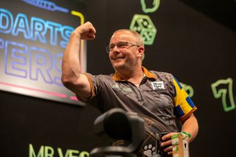 "I don't have the words for this": Johan Engstrom shocked and emotional after Wright win at Nordic Darts Masters