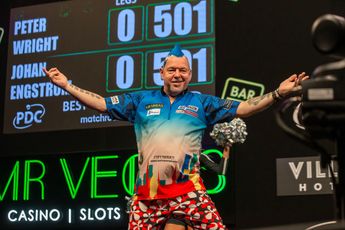 Peter Wright through in deciding leg, Ricky Evans knocks out James Wade as Players Championship 12 gets underway