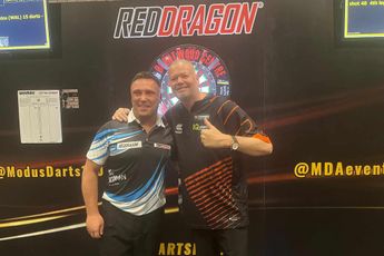 Raymond van Barneveld defeats Gerwyn Price at exhibition in Brentwood with 104 average