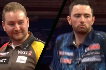 VIDEO: "Everyone loves a bit of needle!" - Humphries & Van den Bergh exchange shoulder shrugs in hilarious World Matchplay scenes