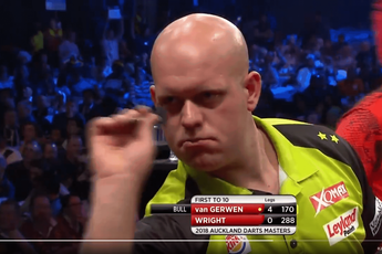 VIDEO: Van Gerwen hits 170 finish in Auckland semi-final against Wright