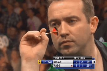 THROWBACK VIDEO: Dolan earns History Maker moniker with first ever double start nine-dart finish at World Grand Prix