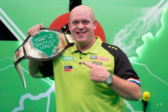 Van Gerwen send message to rivals and critics after Champions League of Darts win: 'To anyone who wrote me off, I'm back'